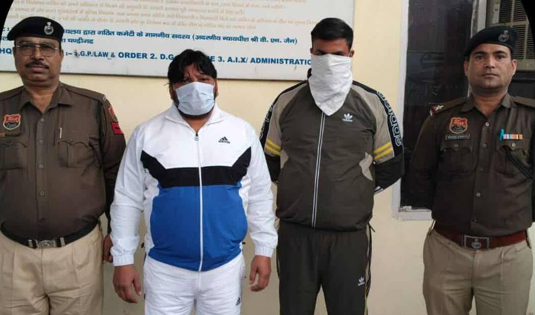करनाल में अवैध कब्जा करने के मामले में दो आरोपियों को किया गिरफ्तार